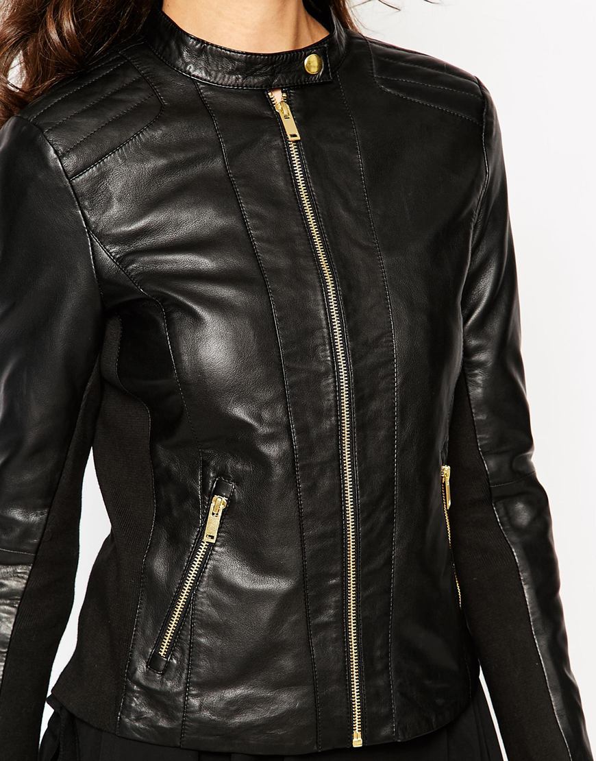 Y.A.S Tall Leather Jacket