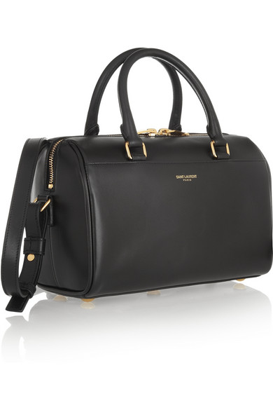 SAINT LAURENT Classic Duffle mini leather bag