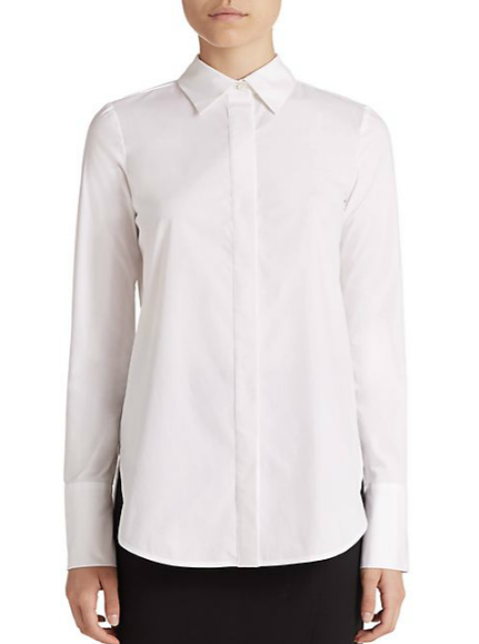 Vince Poplin Button-Down Shirt