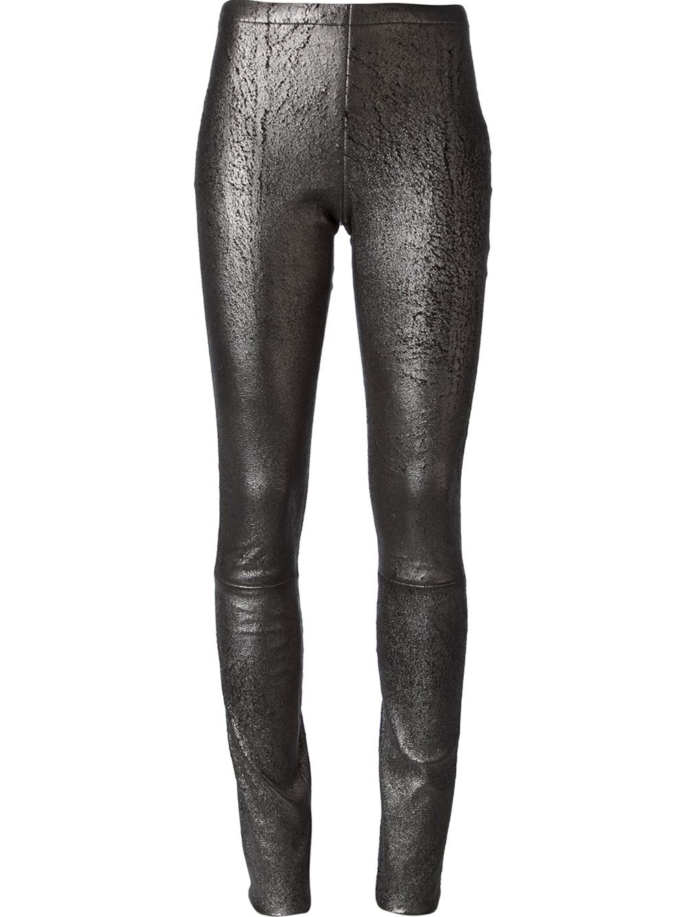 HAIDER ACKERMANN cracked effect leggings