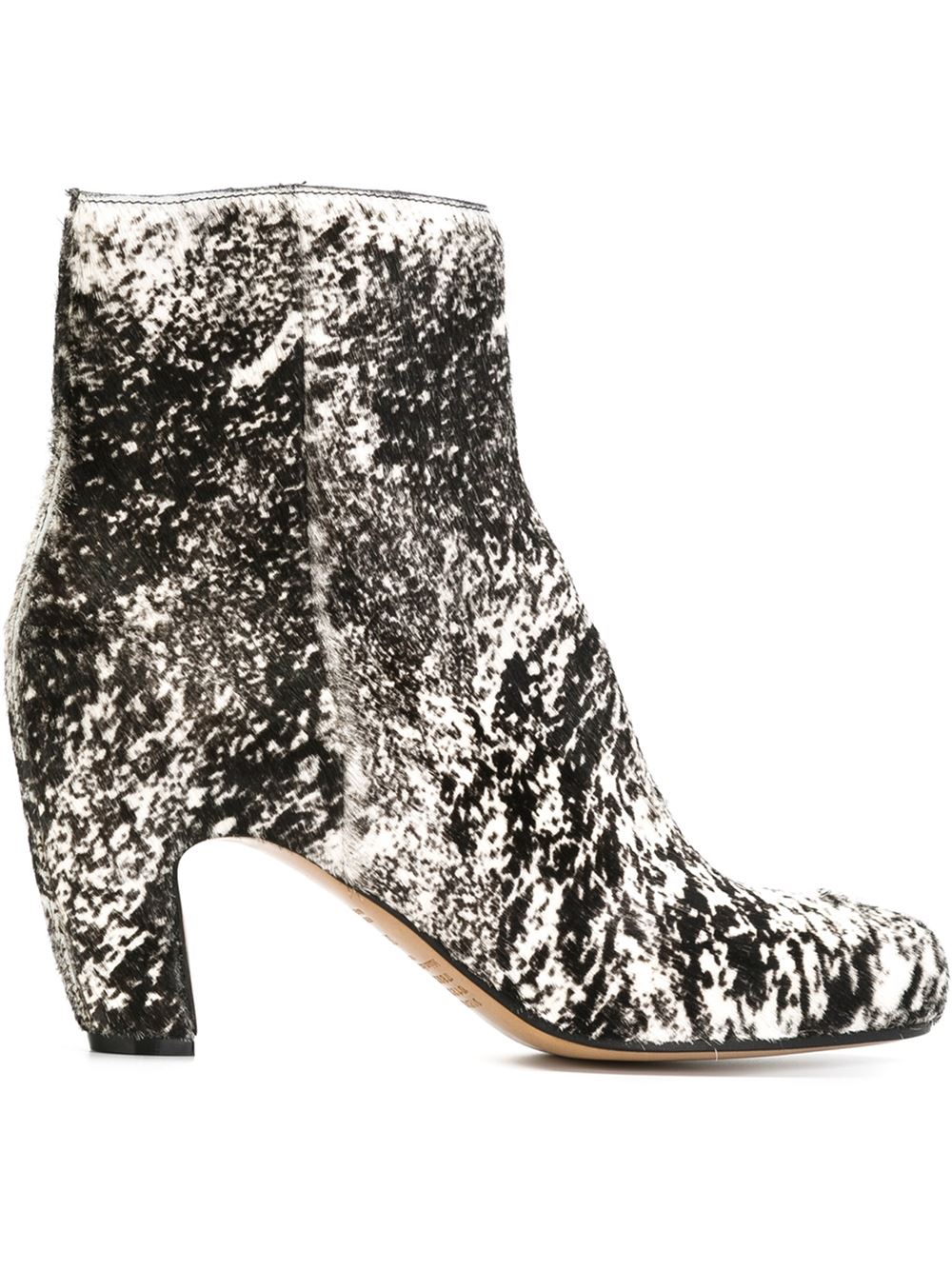 MAISON MARGIELA animal print ankle boots