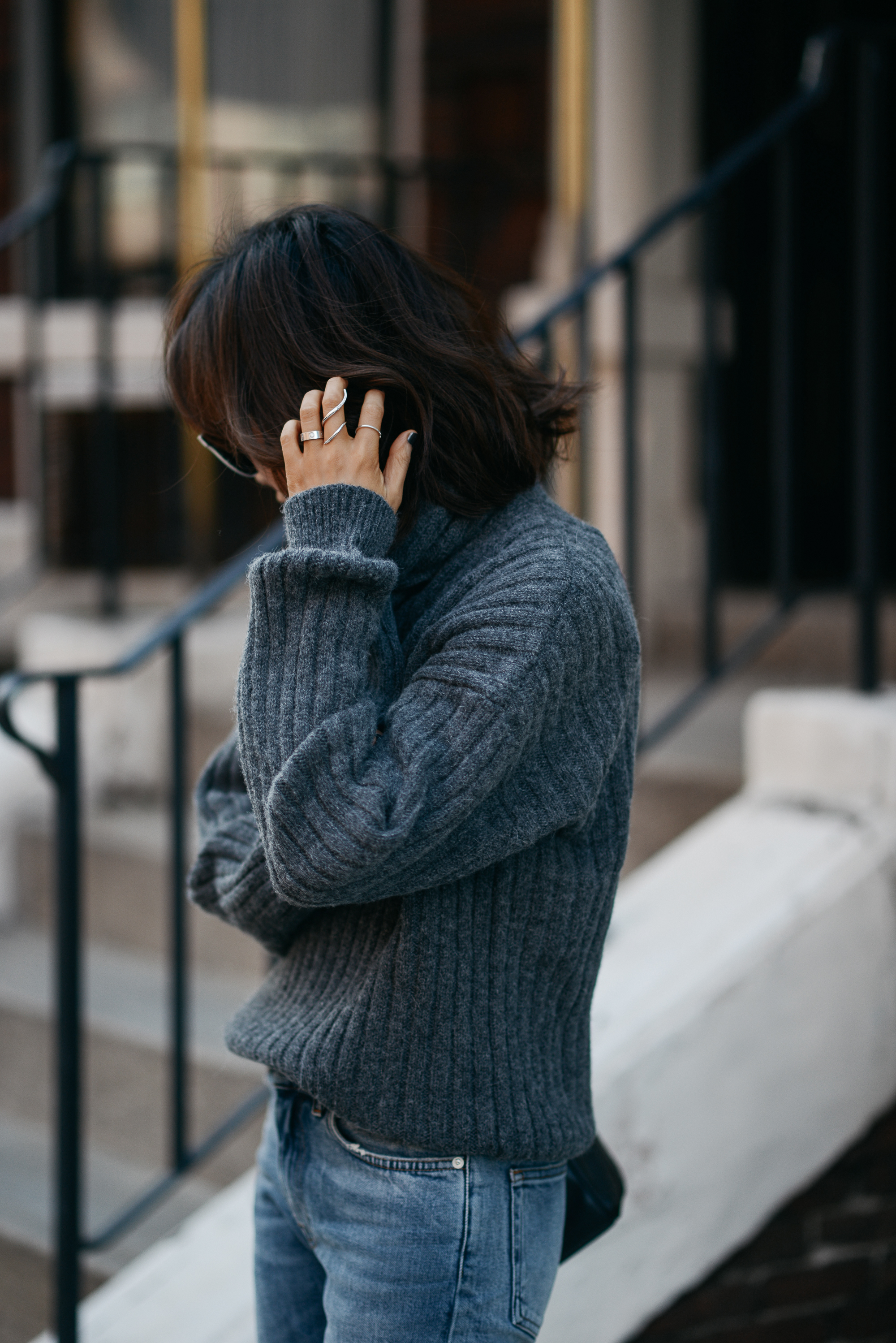 J.W. Anderson Chunky Scarf-Tie Sweater