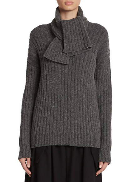 J.W. Anderson Chunky Scarf-Tie Sweater