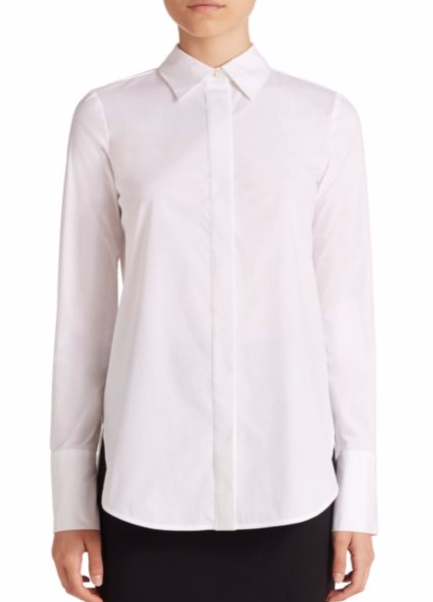 Vince Poplin Button-Down Shirt